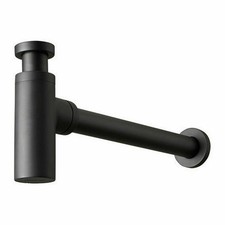 Matt Schwarz Universal Luxus Standard Badezimmer Waschbecken Flaschenfalle Ablauf