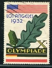 JD508836 USA Cinderella Los Angeles Olympic Games Olympiade 1932 Used