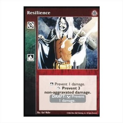Resilience [Third set] - VTES card
