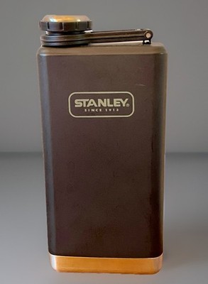 STANLEY Classic Easy-Fill Wide Mouth Hip Flask - Matte Black 8oz