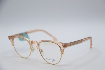 NEW PAUL SMITH M:PSOP014V1 C:03 CLEAR BEIGE GOLD AUTHENTIC EYEGLASSES 51-20