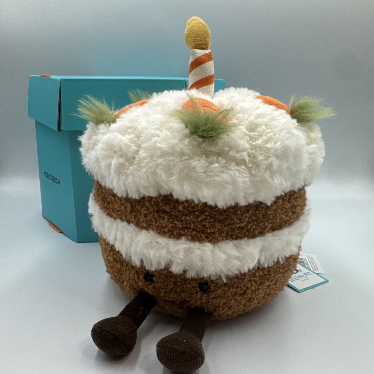 JELLYCAT Amuseables Carrot Cake Chicago Exclusive New With Box and