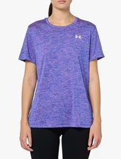 Under Armour Womens Tech Twist Shirt - Large Team Royal