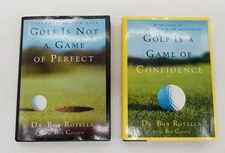 Lot of 2 Golf is a Game of Confidence Not a Game of Perfect by Bob Rotella Set