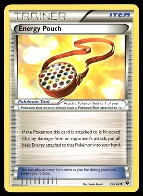 Energy Pouch Uncommon  XY - Fates Collide 97/124 LP Pokémon TCG