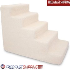 Pet Stairs Easy Access Dogs Foam Non-Slip Furniture Steps Comfortable Safety New