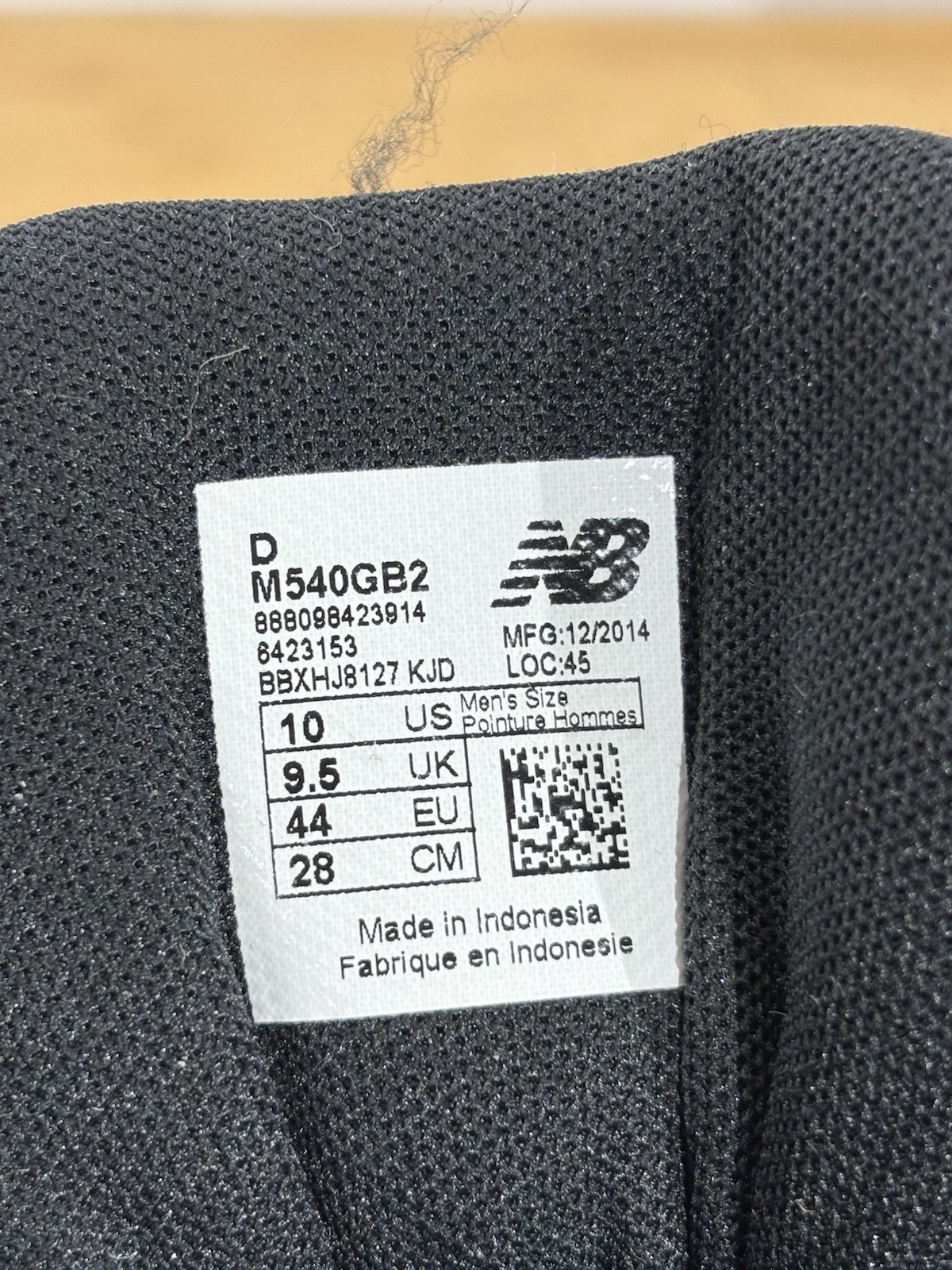 Men’s Size 10 D New Balance 540v2 XLT Running Shoes Silver/Black thumbnail 7