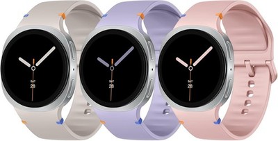 3 Pack Silicone Sport Bands Compatible with Samsung Galaxy Watch 8 40mm 44mm