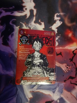 One Piece Englisch Magazin Promo Luffy Charakter Karte / Anime / Custom Card
