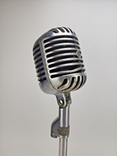 Vintage Shure 55C Dynamic Microphone Tested Not Working Parts HIZ 55 AS IS 1