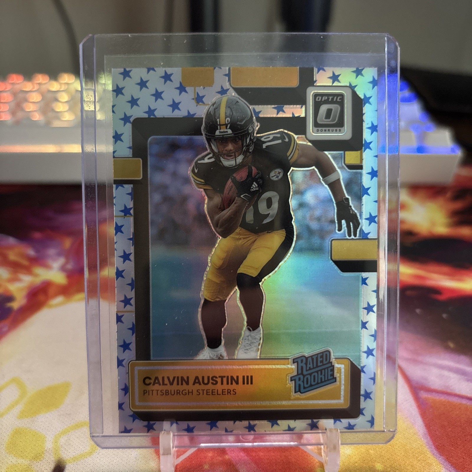2022 Panini Donruss Optic - Rated Rookie Calvin Austin III #236 Stars Prizm (RC)