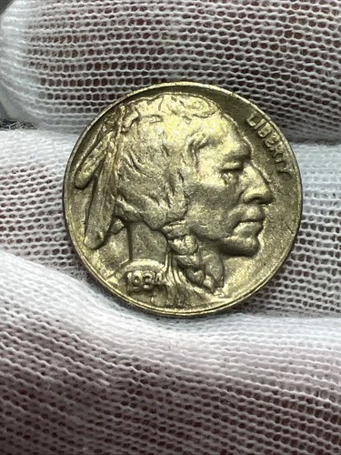 1934 D Uncirculated BU Full Horn High Grade Buffalo Nickel Better Date US Coin!