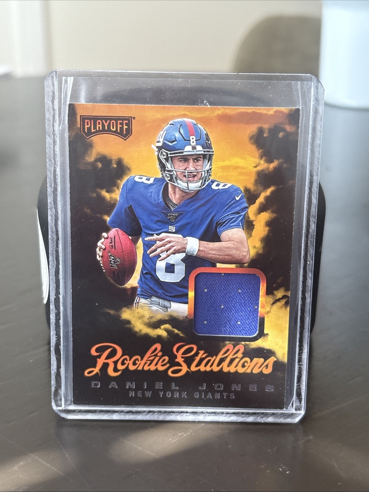 Daniel Jones Panini Playoff Rookie Stallions Relics #RS2 Base