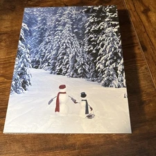 Springbok Snowmen In The Forest 500 Piece Winter Themed Puzzle. Sealed