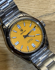 Benyar by Pagani Automatic Homage Watch, Yellow Dial, rear display case cover.