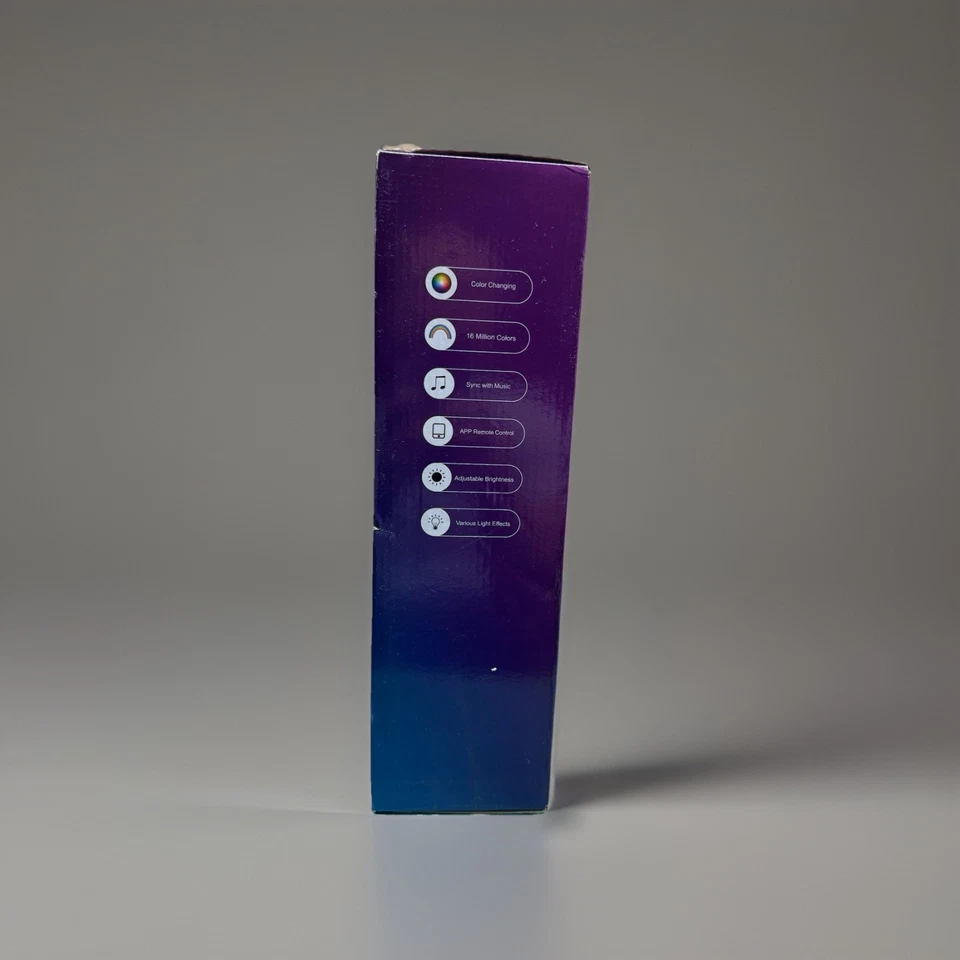 Lámpara de pie inteligente RGB Miortior RGBICW - App + control remoto, 16M colores, sincronización de música Foto 2 de 4