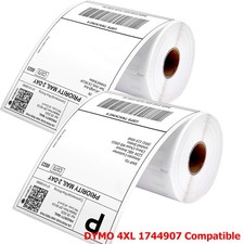 2Rolls DYMO 4XL Labels Direct Thermal Shipping Labels 4"x6" 1744907 Compatible