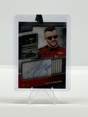 2018 Panini Prime Racing - Shadowbox Signatures Austin Dillon #SS-AD /99 (AU)