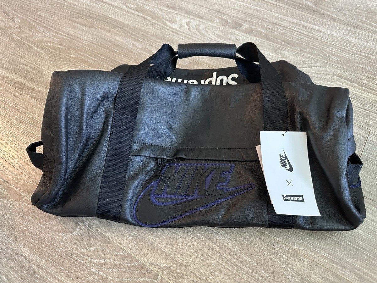 Supreme Nike Leather Duffle Bag ボストン Supreme x Nike Leather Duffle Bag FW19 (BLACK) - NEW WITH