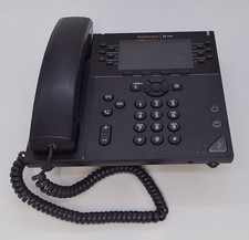 Polycom VVX 450 12-Line IP Phone Black PoE Desk Phone 2201-48840-007 USED RESET