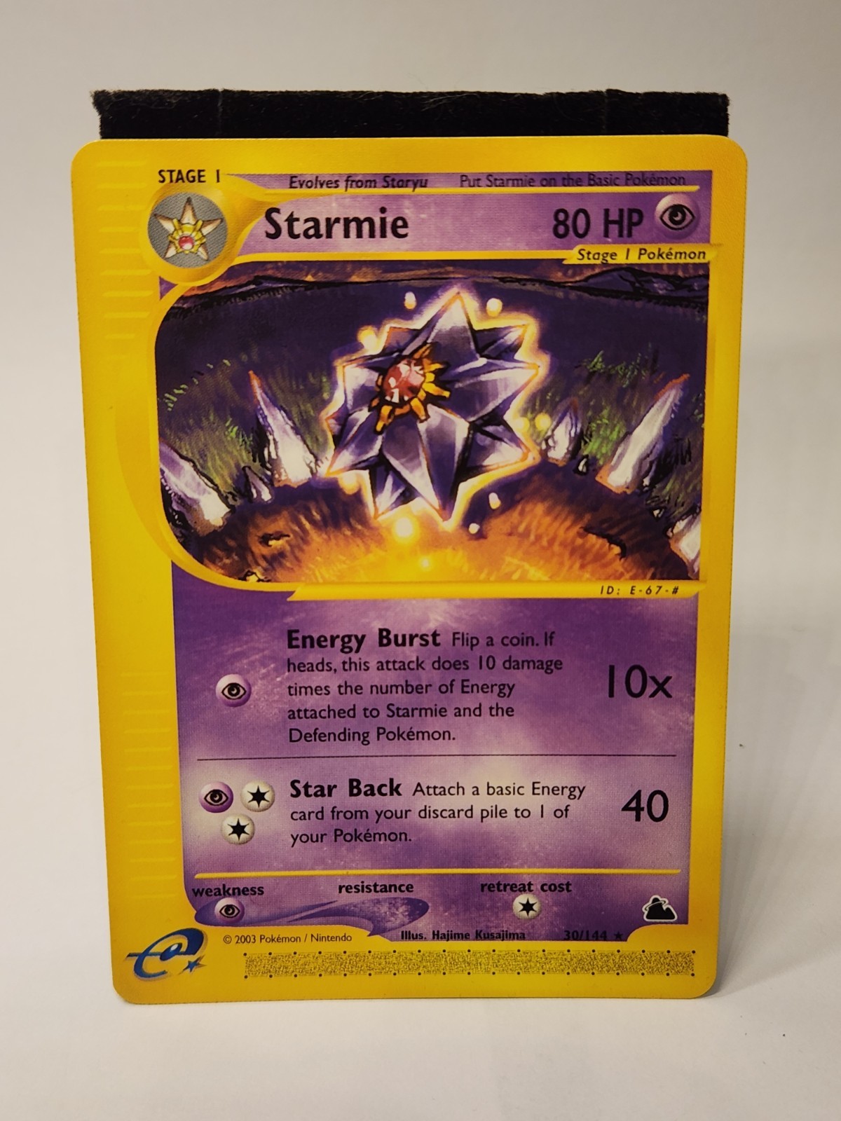Starmie 30/144 Skyridge Regular Pokémon Tcg English Card Game Play Trade Vtg