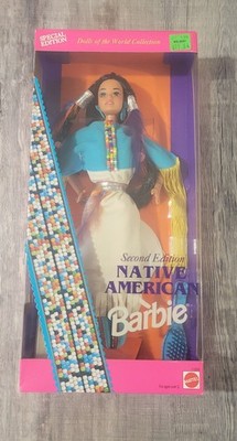 Native American Barbie Dolls of the World 2nd Edition Barbie 1993 Mattel New NIB