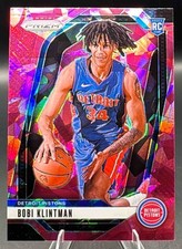 2024-25 Panini Prizm Bobi Klintman #266 Pink Ice RC Pistons