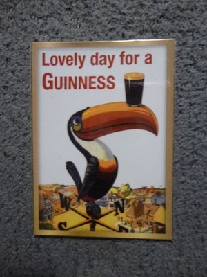 Lovely day for a Guinness Kühlschrankmagnet magnetisch ca 7 x 5 cm