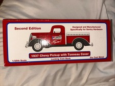 Sentry Hardware, 1937 Chevy Pickup, Locking Coin Bank, 1/25th Scale, NIB