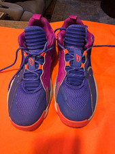 adidas D.O.N. Issue 2 Extply Mid Top Basketball Sneakers Purple/Blue/Orange 7