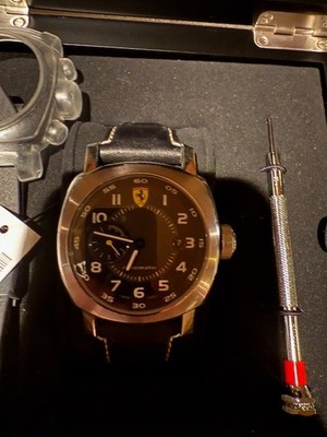 Panerai Ferrari Men's Black Watch - FER00002 scuderia