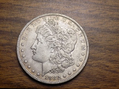 MORGAN SILVER DOLLAR 1882 O NICE AU++ ORIGINAL 90% DOLLAR