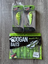 Googan Squad Klutch 2 12 Limited Edition Mountain Dew Crankbait Lot Bug