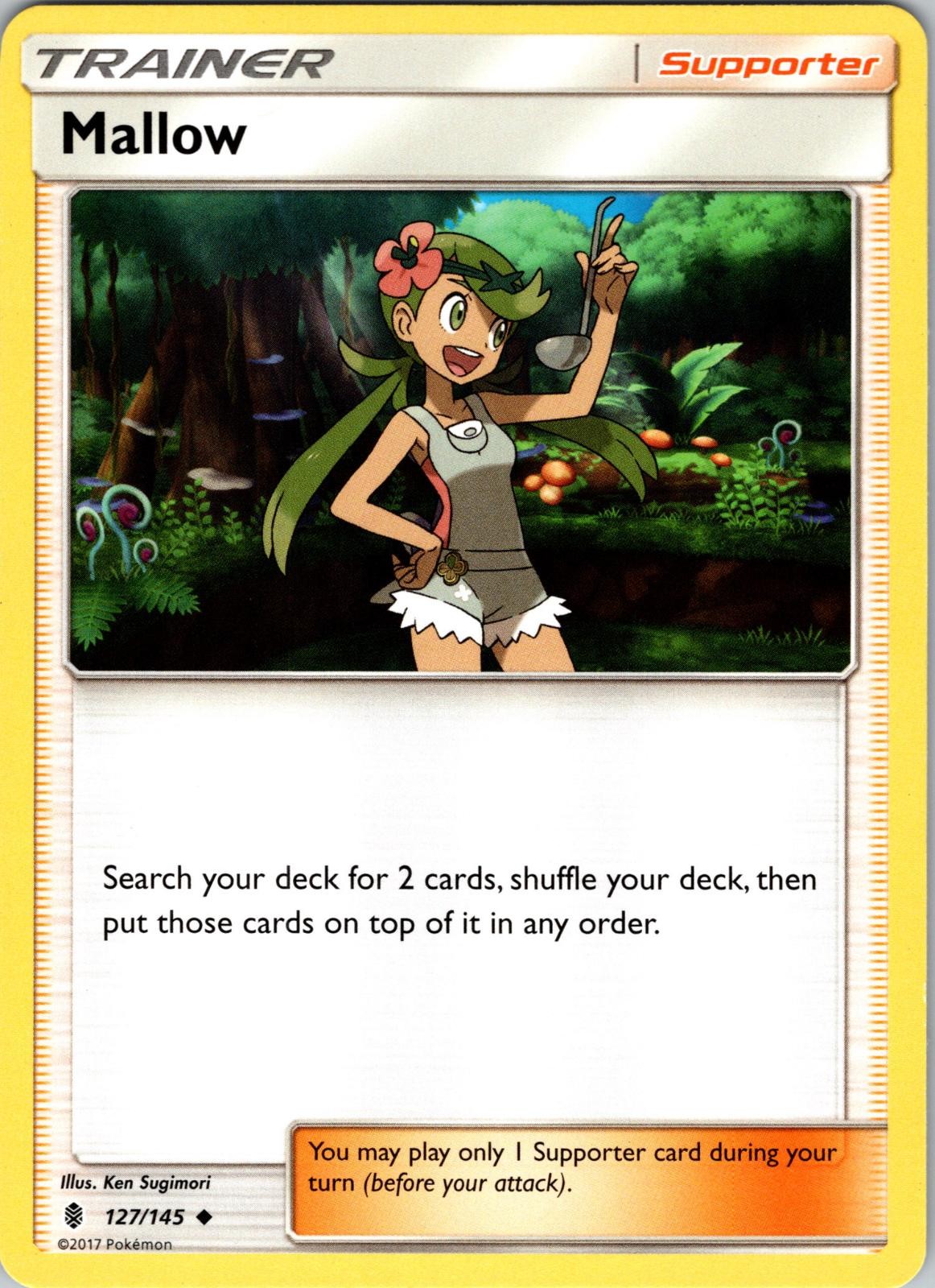 Mallow 127/145 Uncommon Guardians Rising Pokemon Near Mint