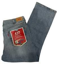 Levis 537 Western Bootcut Mens Cowboys Jeans 36X30 Light Blue 0022