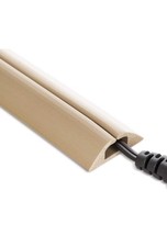 Cord Protector and Concealer, 5 ft, Beige 2 Pack 