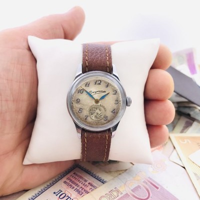   Vintage Sputnik Uhr 50er Jahre UdSSR ChChZ 17 Jewels Soviet SU Service  