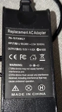 Replacement AC Adapter PA-10 19.5V