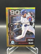2025 Bowman - Bowman Scouts Top 100 Chrome Jefferson Rojas #BTP-90 Gold /50