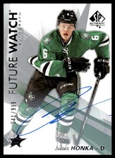 2016-17 SP Authentic Future Watch Auto Julius Honka RC Auto 241/999 #164