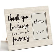  Positive Graduation Quote Wood Picture Frame Rustic Thank You for Being thank