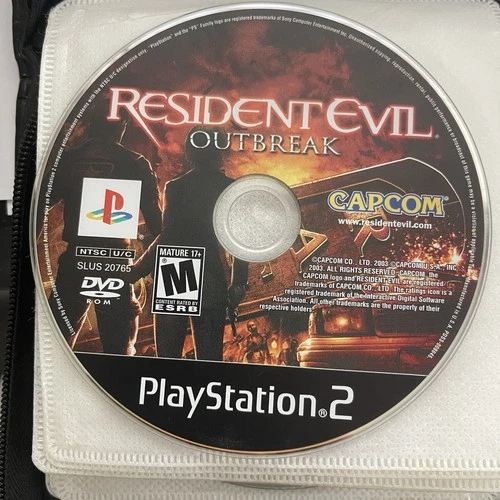 Resident Evil Outbreak (Sony PlayStation 2, 2003) PS2 DISC ONLY Tested & Working