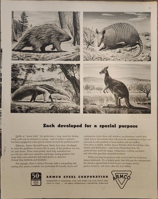 1950 Armco Company Vintage Ad Each Developed for a Special Purpose 13 x 10