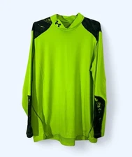 UNDER ARMOUR BASE LAYER COLDGEAR SHIRT LIME GREEN MENS 3X