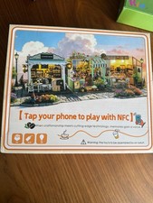 DIY Miniature House Kit – “Coffee Rure” Café Model M2506 – LED Lights