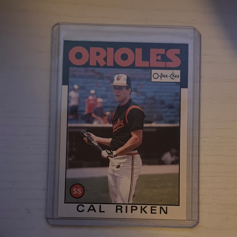 O-Pee-Chee 1986 Cal Ripken Baltimore Orioles #340 Base Set Baseball Card