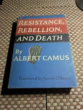 Albert Camus RESISTANCE, REBELLION, and DEATH 1ST Edition 3rd Print. 1961 HCDJ