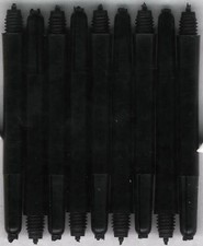 2in. 2ba Black Nylon Dart Shafts: 2 sets per order