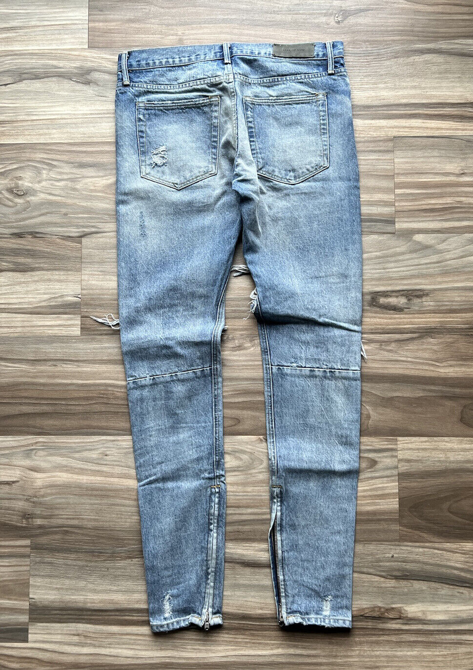 Fear of God Fourth 4th Collection Selvedge Indigo Denim Jeans Size 32  Authentic