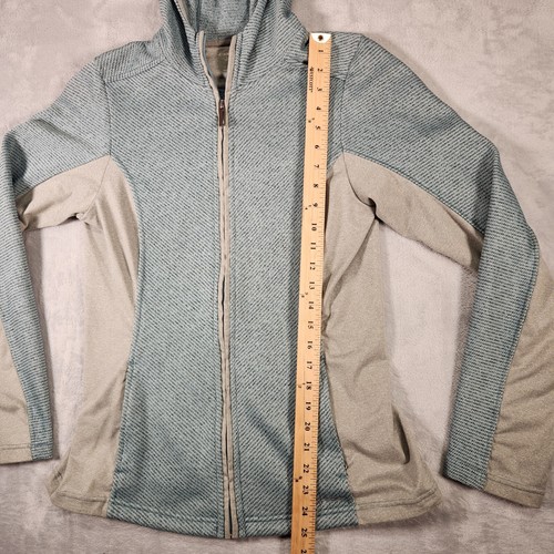 ExOfficio Jacket Womens Small Blue Hooded Sweatshirt Hike Camping Gorpcore - Picture 11 of 13